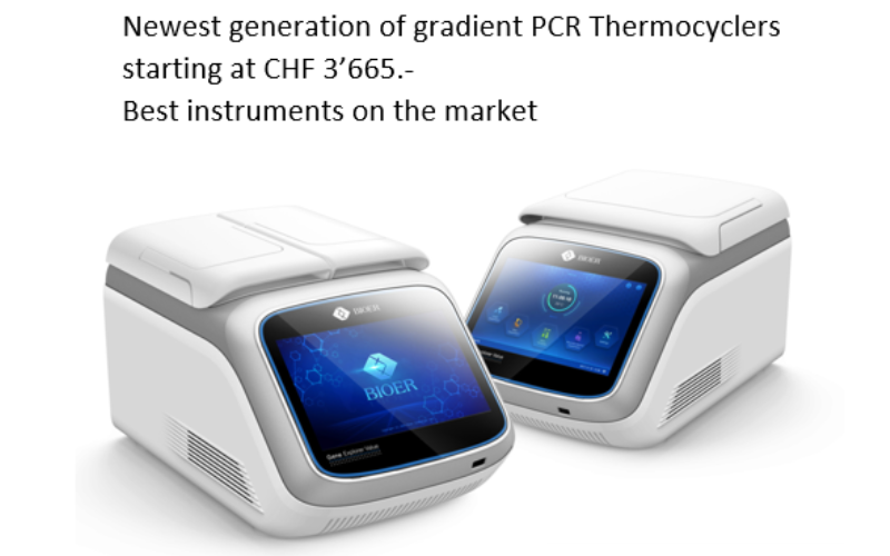 GeneExplorer Thermal Cycler - Different block types available, 96, 384, 2x48 and in-situ
- Fast ramp rates, thermal gradient
- Small footprint, very silent operation
- User friendly interface, Smart Phone App